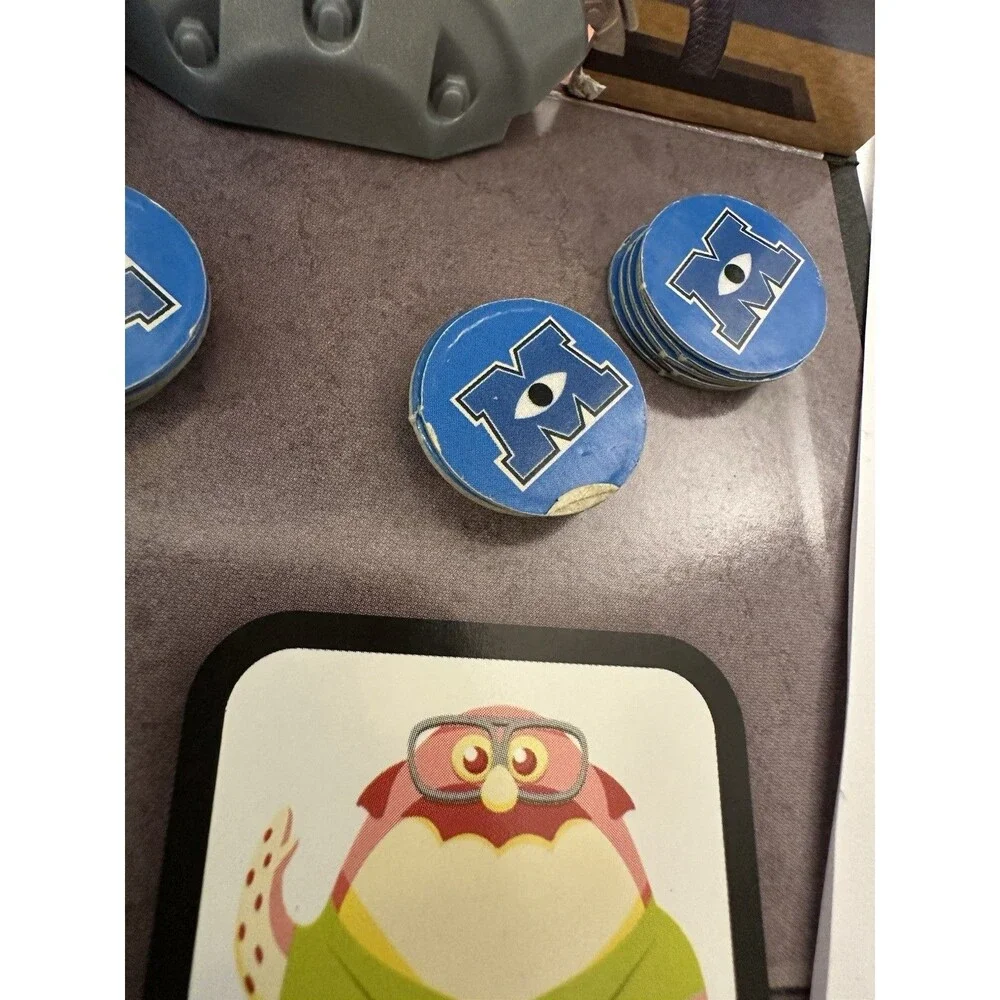 Monster’s University Who's Behind The Door Game? Guess Who 2013 Missing 2 Tokens